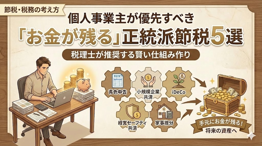 個人事業主向け節税策5選