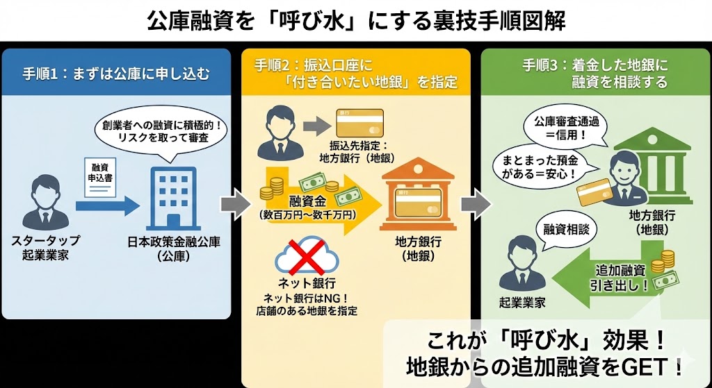 公庫融資を「呼び水」にする裏技手順
