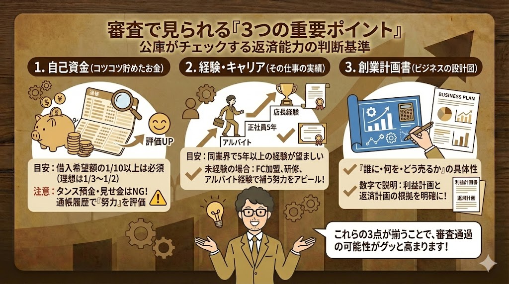 公庫審査3つのポイント