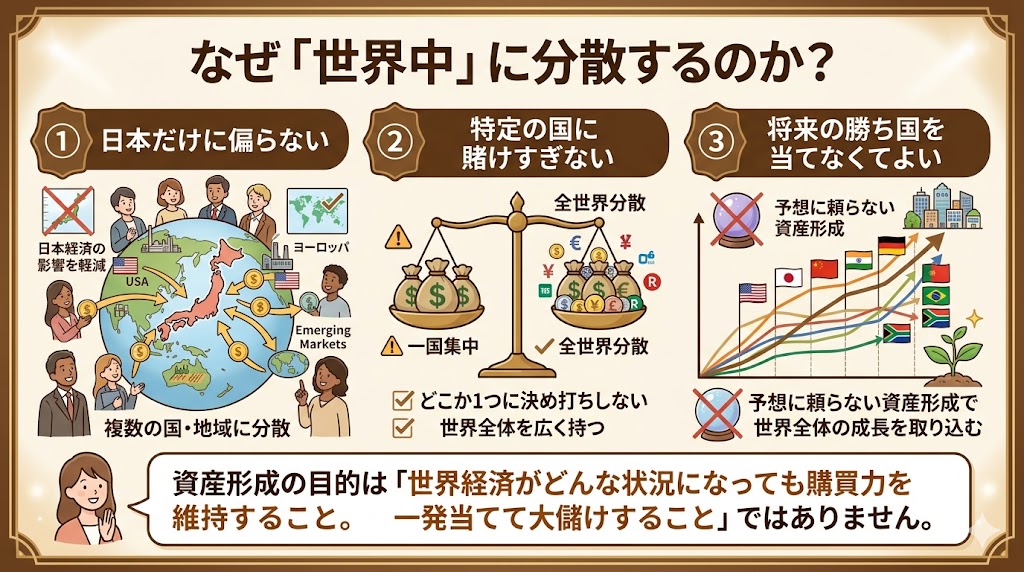 なぜ「世界中」に分散することに意味があるのか