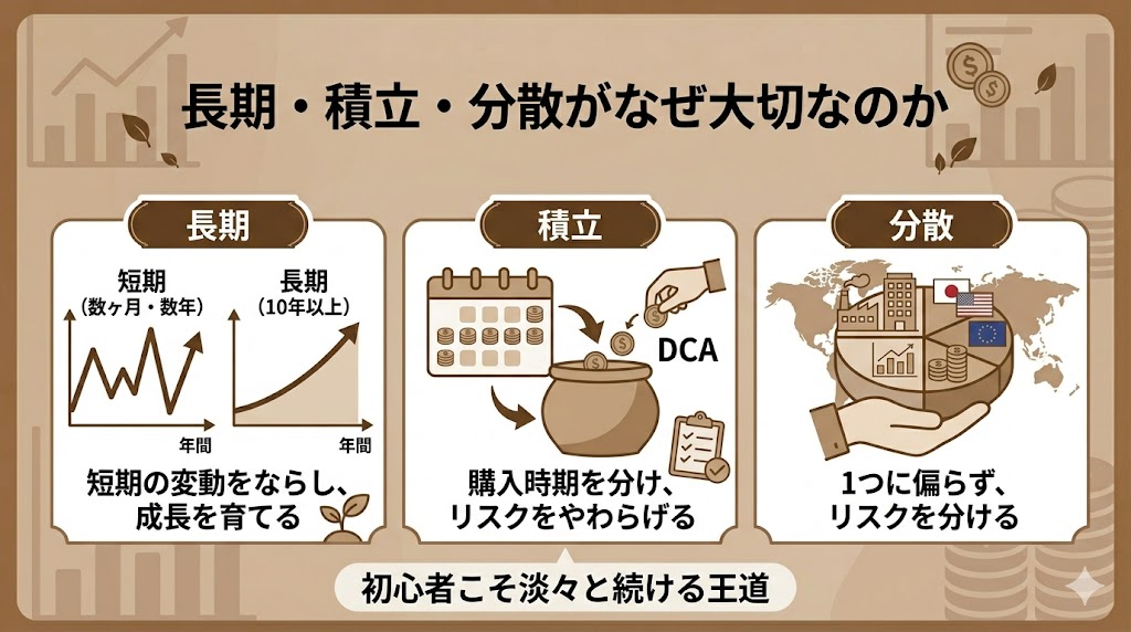 長期・積立・分散がなぜ大切なのか