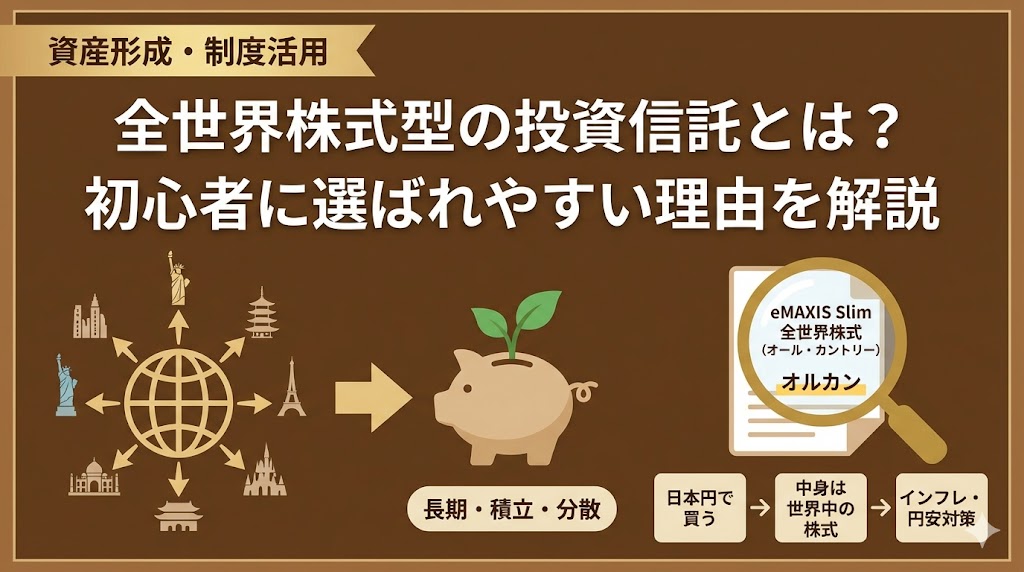 全世界株式型の投資信託とは？