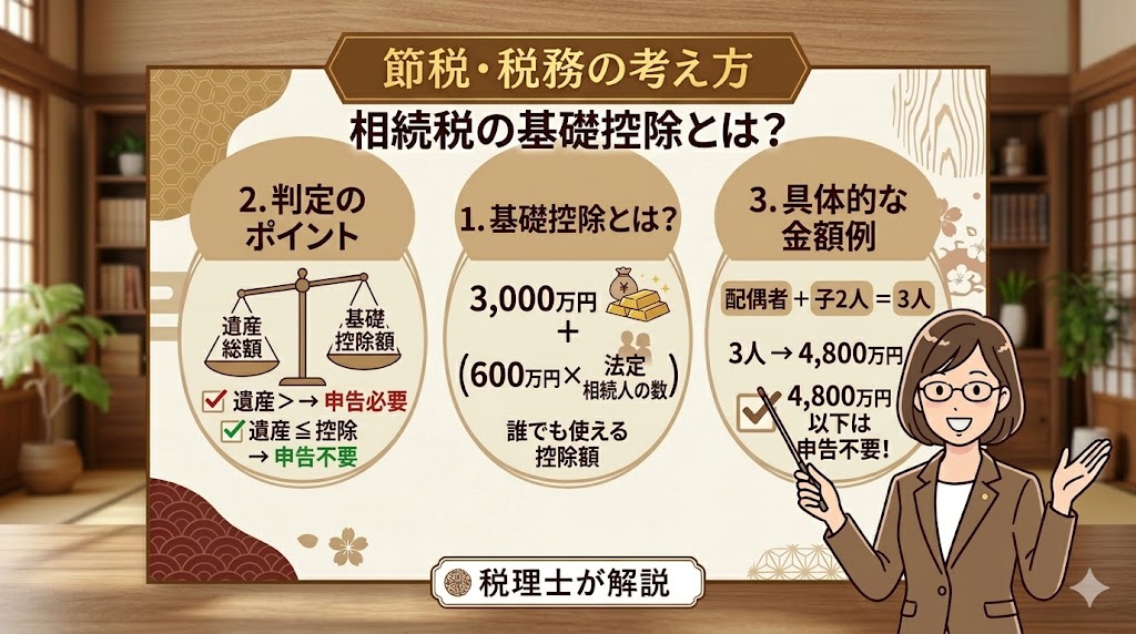 相続税の基礎控除とは？