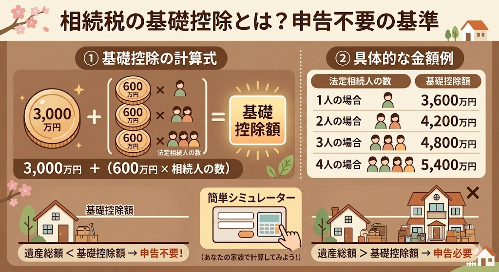 相続税の基礎控除とは？