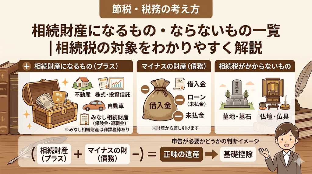 相続財産になるもの・ならないもの