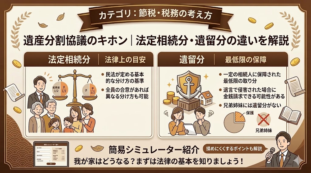 遺産分割協議の分け方