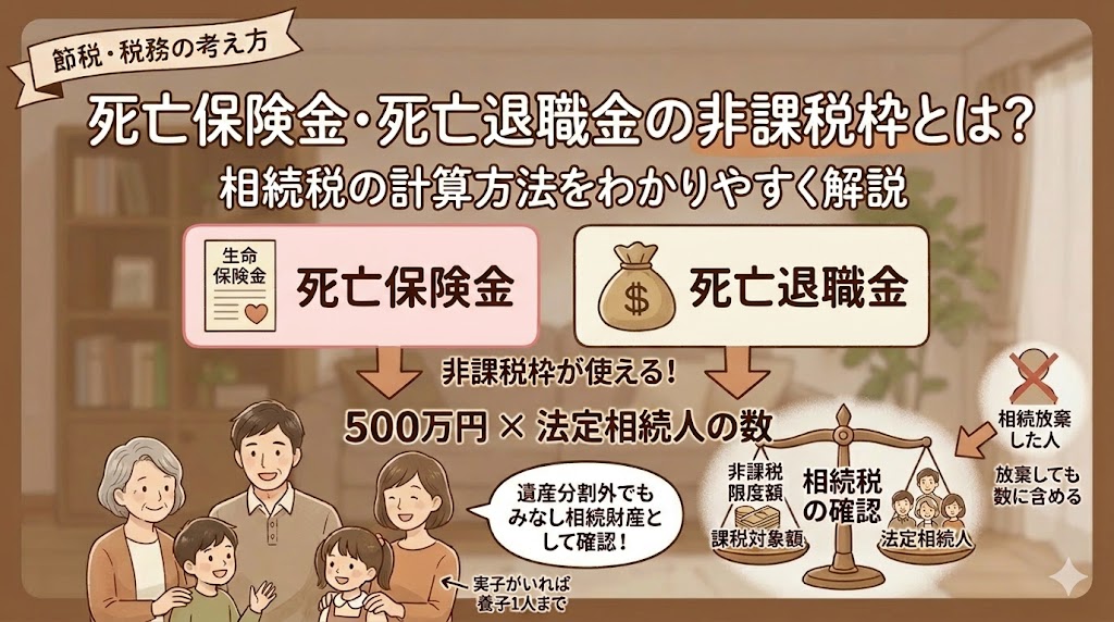 死亡退職金　死亡保険金　非課税枠