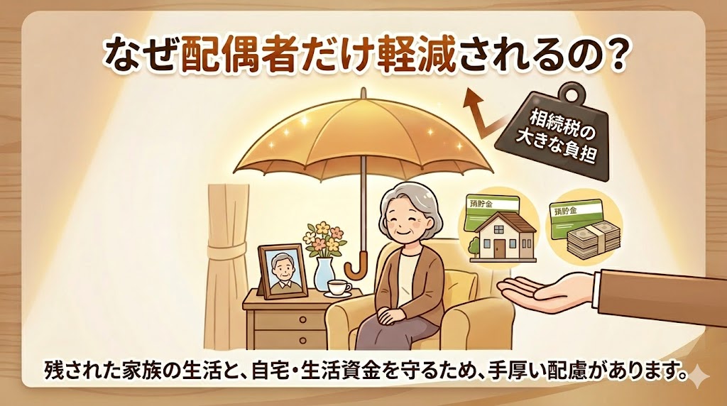 なぜ配偶者だけこんなに軽減されるのか