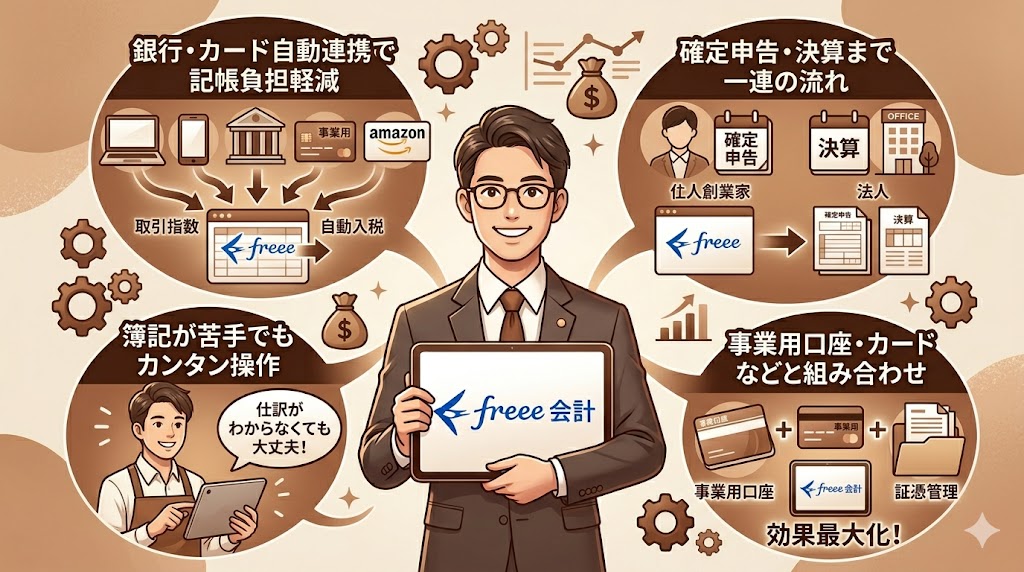 freee会計の特徴