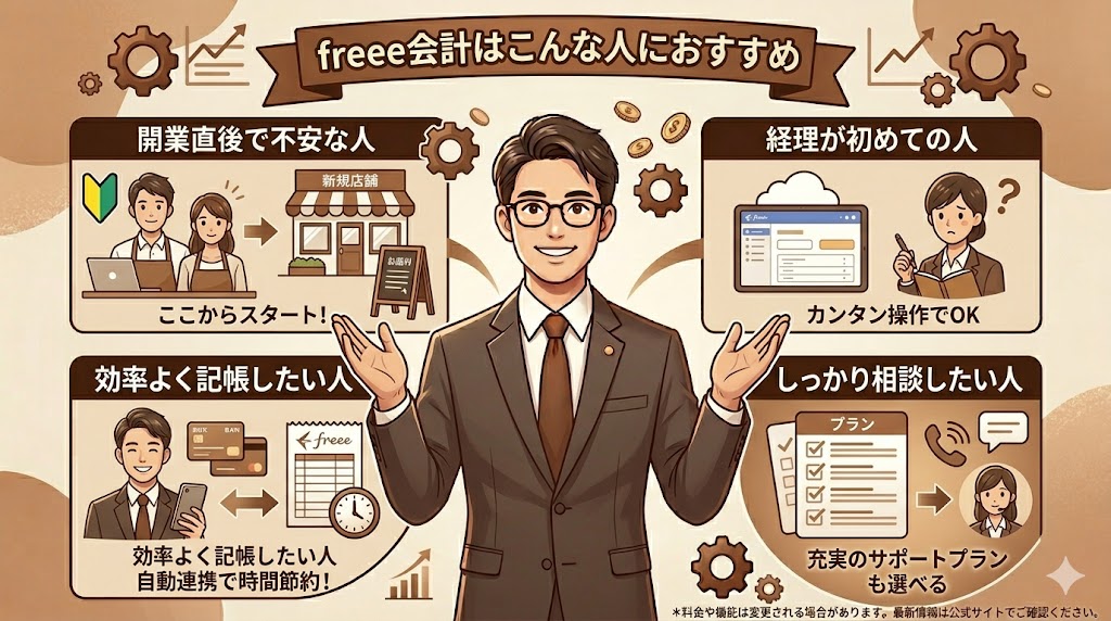 freee会計がおすすめな人