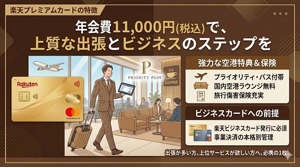 楽天プレミアムカードの特徴