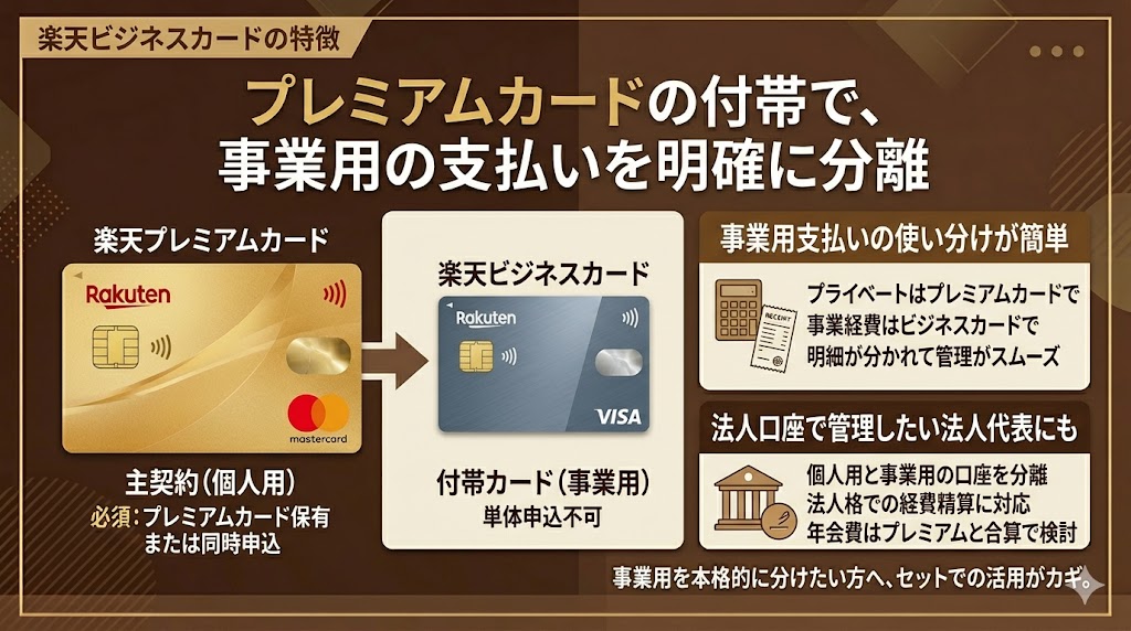 楽天ビジネスカードの特徴