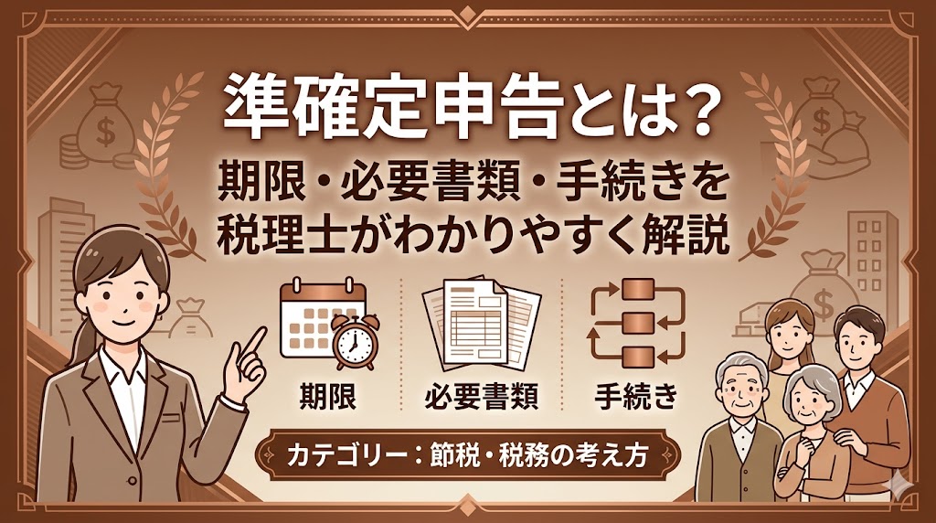 準確定申告の期限・必要書類・手続き