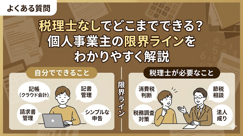 税理士なしでどこまでできる？
