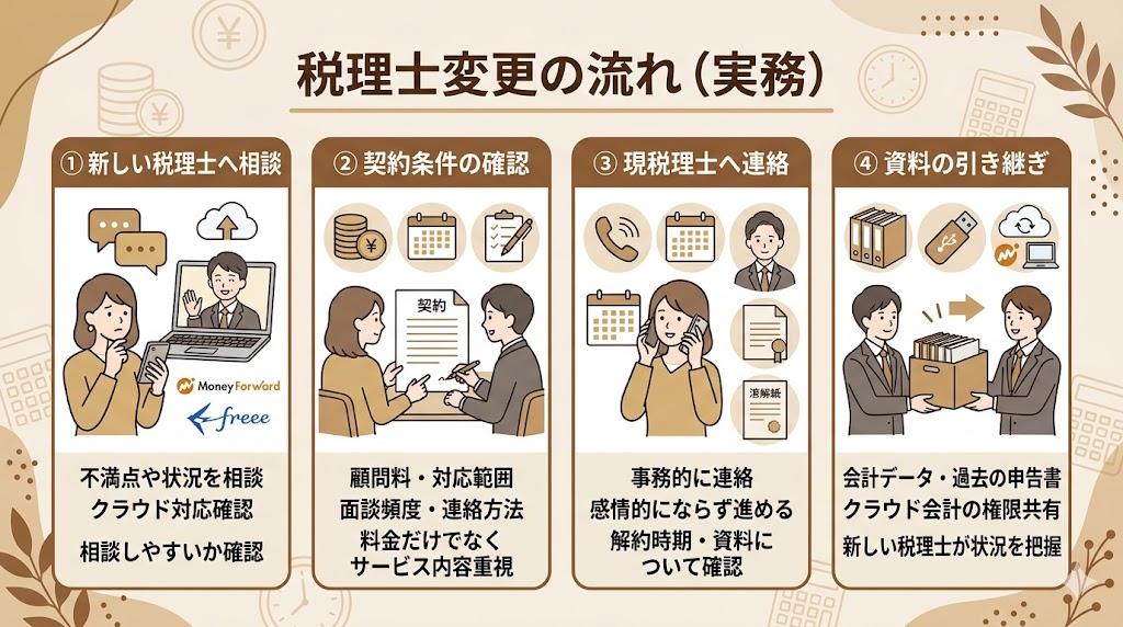 税理士変更の流れ