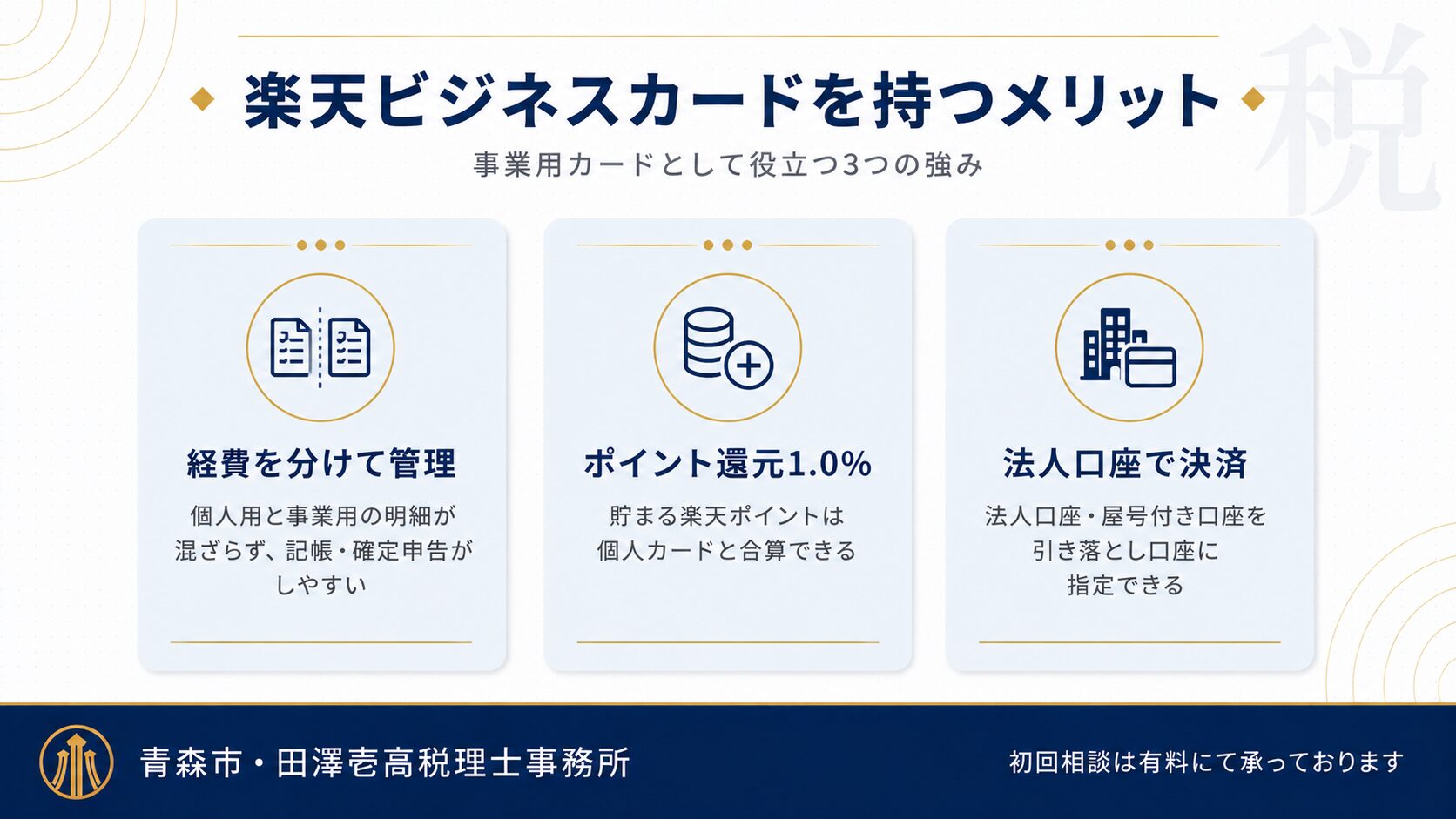楽天ビジネスカードを持つメリット